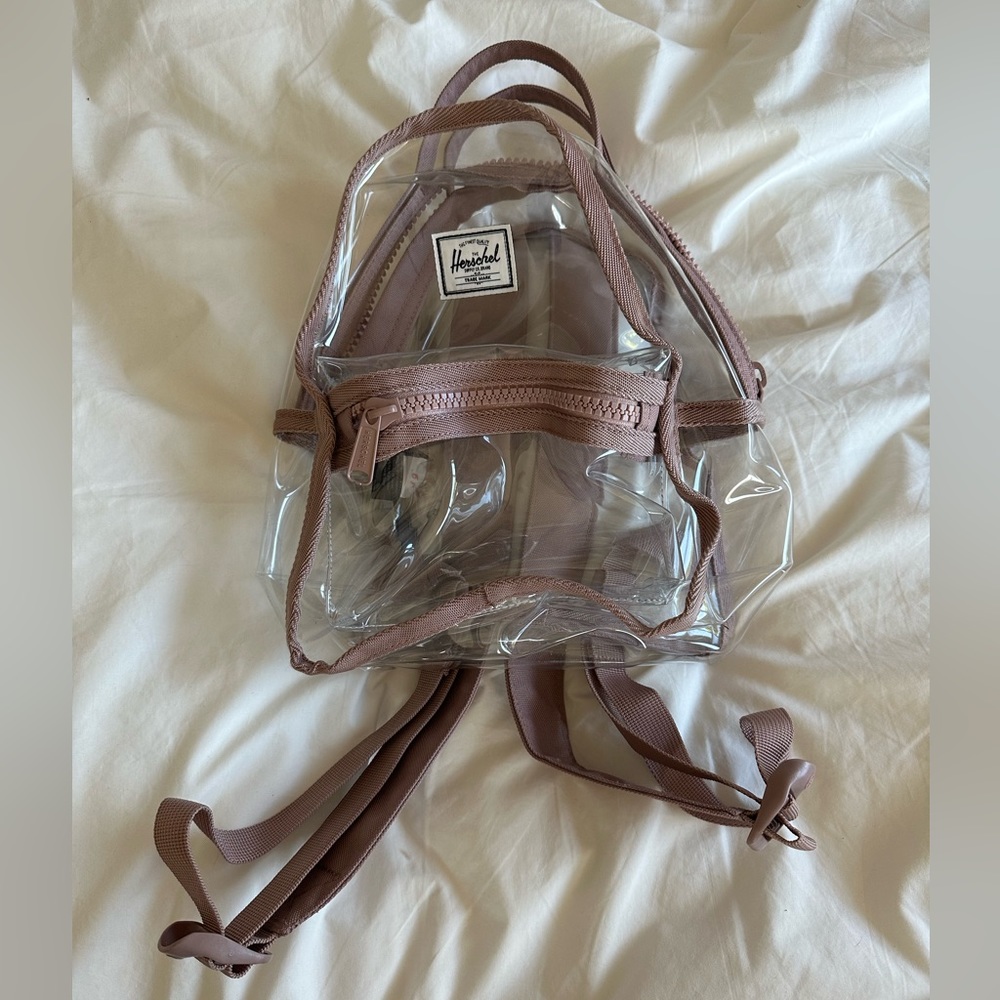 Clear Herschel mini backpack